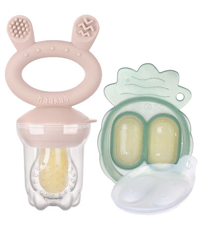 Haakaa Food Feeder w. Freezer tray - Blush Haakaa Food Feeder w. Freezer tray - Blush