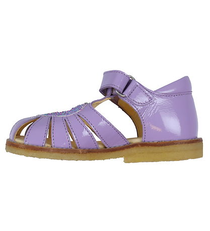 Angulus Sandals - Heart Sandal - Lilac/Confetti Glitter