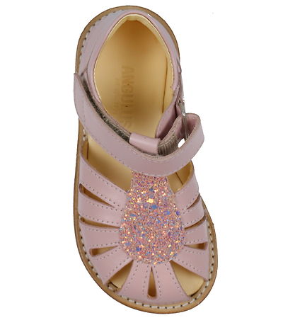 Angulus Sandalen - Pale Rose/Rose Glitter