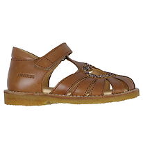 Angulus Sandals - Heart Sandal - Tan/Multi Glitter