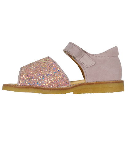 Sandales Angulus - Pale Rose/Rose Glitter