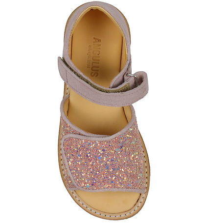 Sandales Angulus - Pale Rose/Rose Glitter