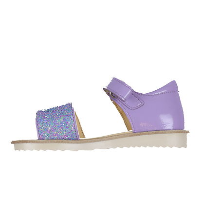 Angulus Sandalen - Glitter - Flieder/Confetti Glitter