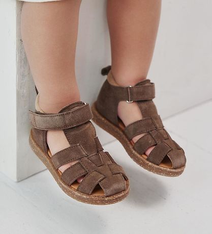 Angulus Sandalen - Anfänger - Dark Taupe/Camel