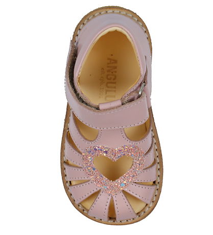 Angulus Sandalen - Hartensandaal - Pale Rose/Rose Glitter