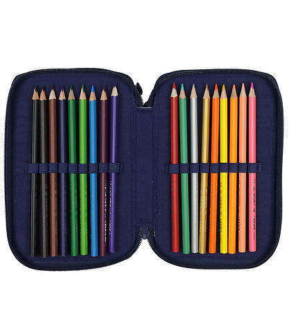 Ergobag Pencil Case w. Contents - Maxi - Pearl DiveBear