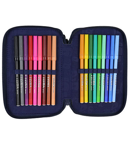 Ergobag Pencil Case w. Contents - Maxi - Pearl DiveBear