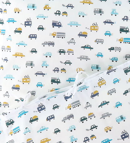 Nørgaard Madsens Bedding - Adult - White w. Cars