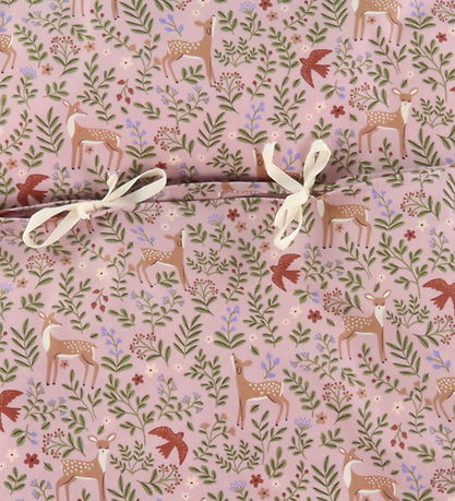 Nørgaard Madsens Bedding - Junior - Pink w. Bambi/Flowers