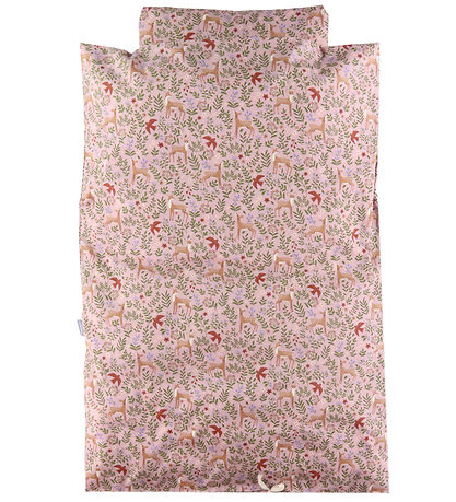 Nørgaard Madsens Bedding - Junior - Pink w. Bambi/Flowers