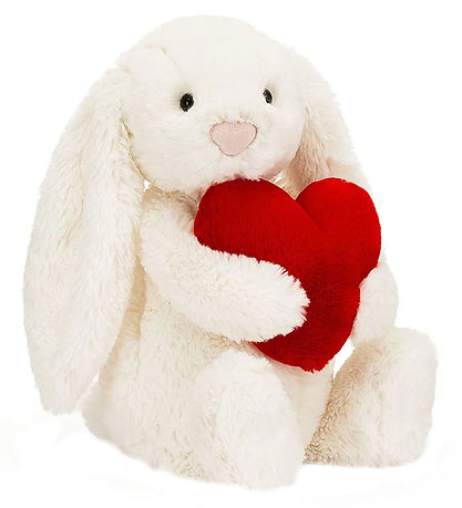 Jellycat Soft Toy - 31x12 cm - Bashful Red Love Heart Bunny Jellycat Soft Toy - 31x12 cm - Bashful Red Love Heart Bunny