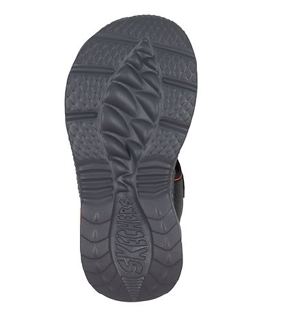 Skechers Sandalen m. Licht - Kreatur Splash - Black/Orange