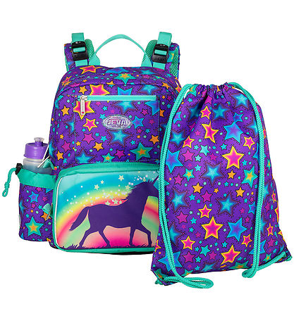 Jeva School Backpack - Start-Up - Unicorn Candy