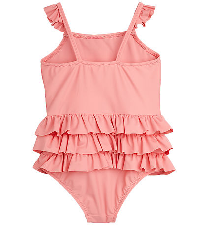 Mini Rodini Swimsuit - UV50+ - Owl - Pink