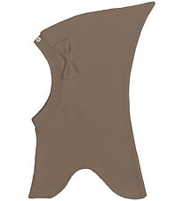 Racing Kids Balaclava - Single Layer - Mountain Taupe w. Bow Racing Kids Balaclava - Single Layer - Mountain Taupe w. Bow