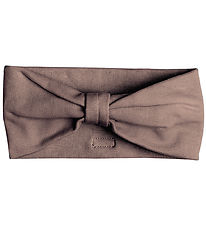 Racing Kids Headband w. Bow - Mountain Taupe Racing Kids Headband w. Bow - Mountain Taupe