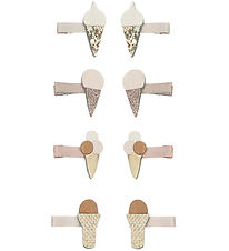 Pinces à Cheveux Mimi & Lula - 8 Pack - 3 cm - Mini Ice Cream By