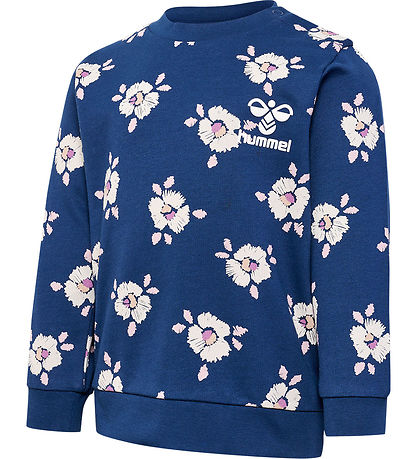 Hummel Sweatshirt - HmlBloom - Dark Denim Hummel Sweatshirt - HmlBloom - Dark Denim