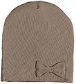 Racing Kids Beanie - 2-layer - Mountain Taup w. Bow Racing Kids Beanie - 2-layer - Mountain Taup w. Bow