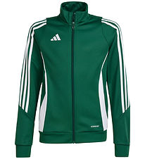 adidas Performance Cardigan - Tiro24 TRJKTY - Green/White adidas Performance Cardigan - Tiro24 TRJKTY - Green/White