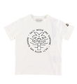 Moncler T-shirt - White w. Black Moncler T-shirt - White w. Black
