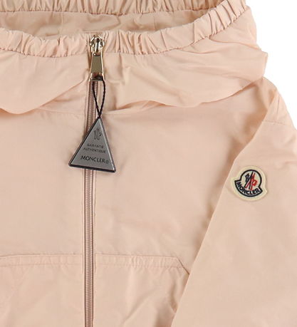 Moncler Jacket - Prague - Rose w. White Moncler Jacket - Prague - Rose w. White