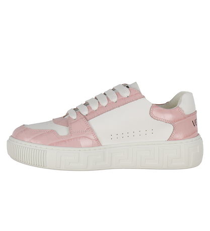 Versace Shoe - La Greca - White/Pink