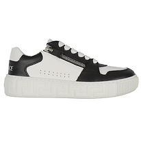 Versace Shoe - La Greca - White w. Black Versace Shoe - La Greca - White w. Black
