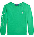 Polo Ralph Lauren Sweatshirt - Tiller Green w. White Polo Ralph Lauren Sweatshirt - Tiller Green w. White