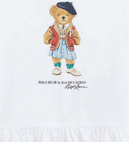 Polo Ralph Lauren T-shirt - White w. Soft Toy Polo Ralph Lauren T-shirt - White w. Soft Toy