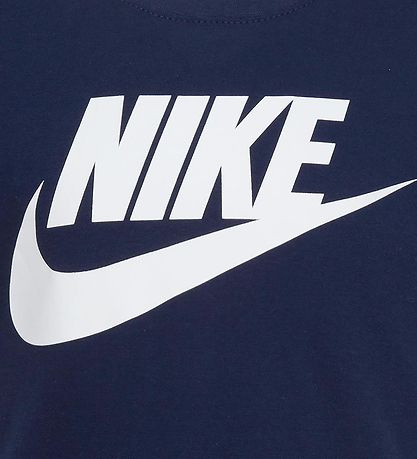 Nike T-Shirt - Donkerblauw/Wit