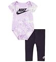 Nike Set - Leggings/Bodysuit s/s - Midnight Navy Nike Set - Leggings/Bodysuit s/s - Midnight Navy