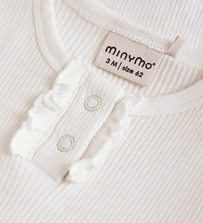 Minimy Bodysuit s/s - Pristine