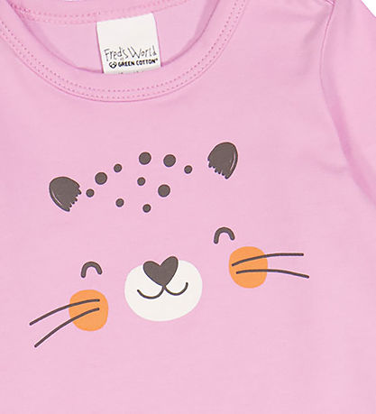 Freds World Bodysuit l/s - Leo Print - Pastel Freds World Bodysuit l/s - Leo Print - Pastel