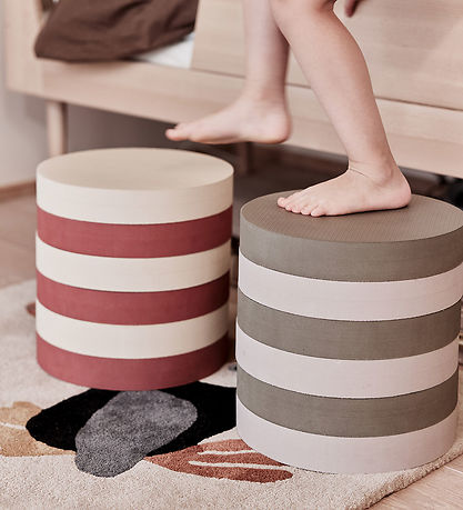 OYOY Stool - Iro - Olive/Clay