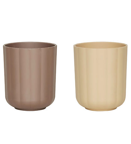 Tasses OYOY - 2 Pack - Pull - Taupe/Vanilla Tasses OYOY - 2 Pack - Pull - Taupe/Vanilla