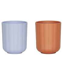 OYOY Beker - 2-pack - Trui - Caramel/Ice Blue OYOY Beker - 2-pack - Trui - Caramel/Ice Blue