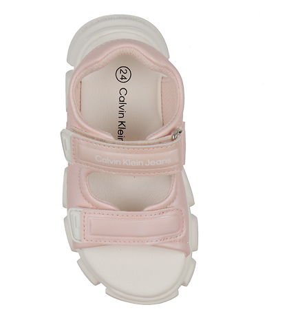 Calvin Klein Sandals - Velcro - Pink