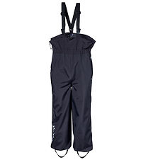 Isbjörn of Sweden Shell pants w. Suspenders - Gale - Navy