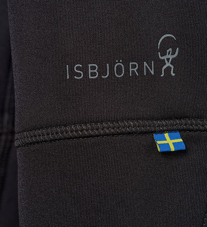 Isbjörn of Sweden Softshell Pants w. Fleece - Panda - Black