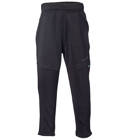 Isbjörn of Sweden Softshell Pants w. Fleece - Panda - Black