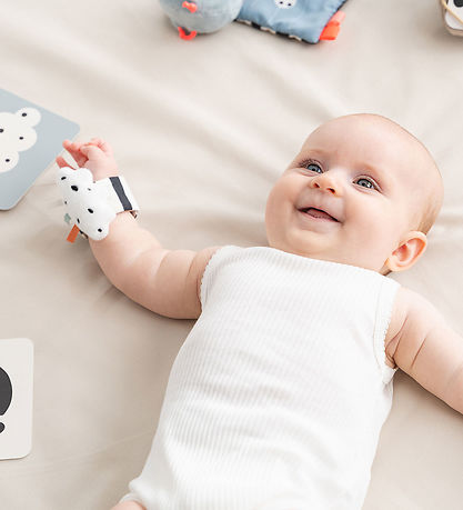 Done by Deer úlnliðsskrölusett - 2 Pakki - Happy Clouds - Blár Done by Deer úlnliðsskrölusett - 2 Pakki - Happy Clouds - Blár