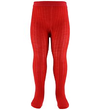 MP Strumpbyxor - Rib - Tomat MP Strumpbyxor - Rib - Tomat