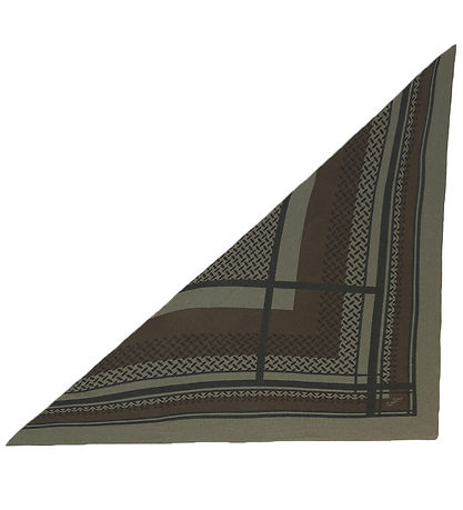 Lala Berlin Scarf - 180x80 - Triangle Double Heritage - Leaf