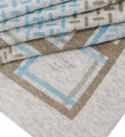 Lala Berlin Scarf - 162x85 - Triangle Puzzle - Flannel Deser