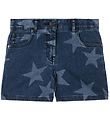 Stella McCartney Kids Denimshorts - Blue/White w. Stars Stella McCartney Kids Denimshorts - Blue/White w. Stars