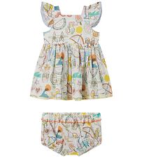 Stella McCartney Kids Klänning m. Bloomers - Vit/Pastel Stella McCartney Kids Klänning m. Bloomers - Vit/Pastel