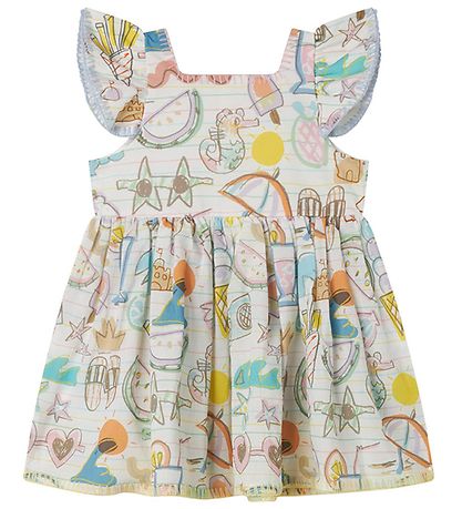 Stella McCartney Kids 원피스 포함 블루머 팬츠 - 흰색/파스텔
