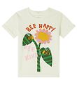 Stella McCartney Kids T-Shirt - Weiß m. Blume Stella McCartney Kids T-Shirt - Weiß m. Blume