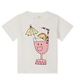 Stella McCartney Kids T-paita - Valkoinen M. Juoda Stella McCartney Kids T-paita - Valkoinen M. Juoda